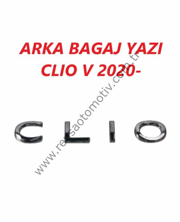 ARKA BAGAJ YAZI RENAULT CLİO V 2020-