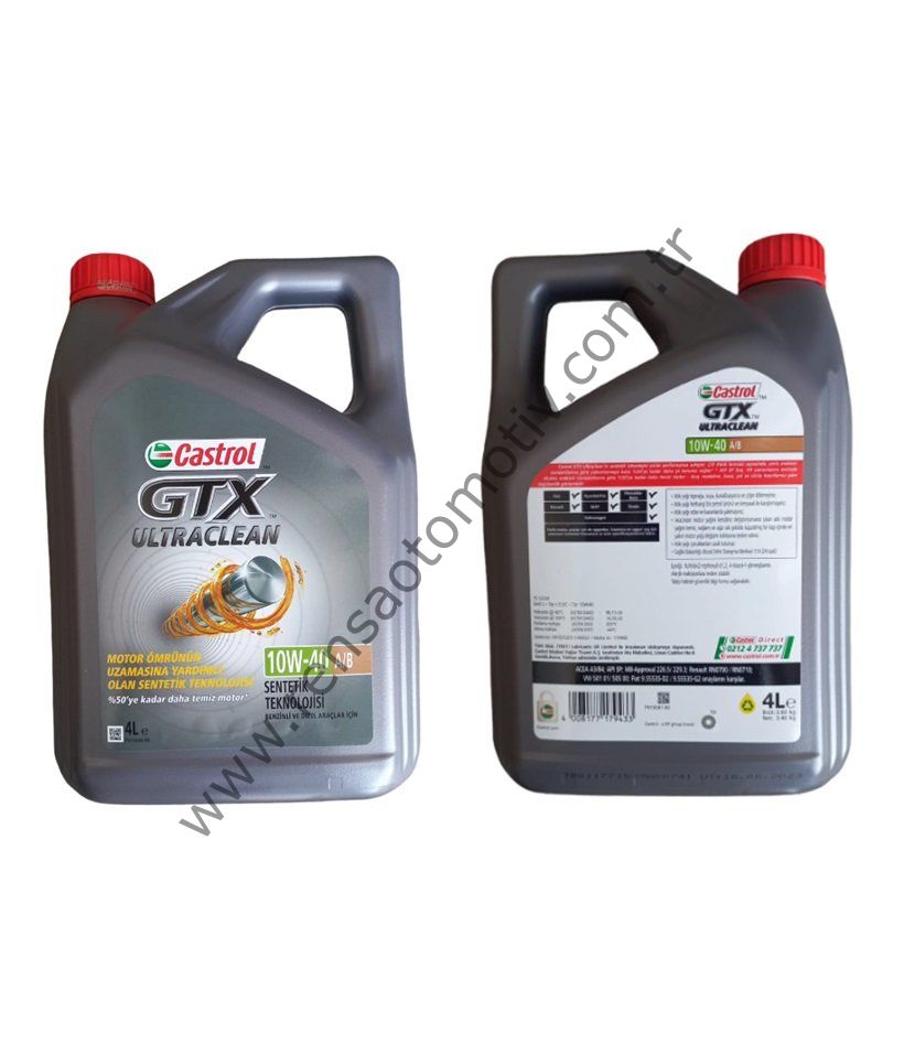 MOTOR YAĞI GTX 10W40 4 LİTRE