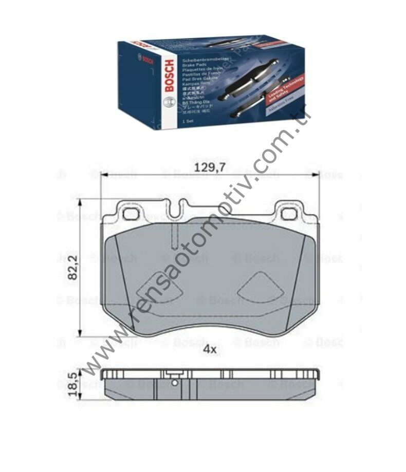 FREN BALATA ÖN MERCEDES AMG SPORT W204 W205 A205 S205 C205 C-CLASS C200 C220 C250 C180 2014-