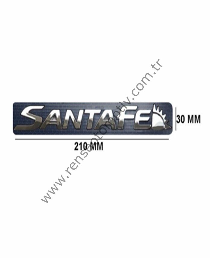 ARKA BAGAJ YAZI SANTAFE HYUNDAI SANTAFE