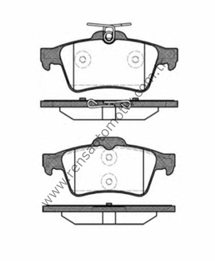 FREN BALATA ARKA FORD FOCUS C-MAX 04-15 RENAULT LAGUNA III OPEL VECTRA C 03- PEUGEOT 508 10-