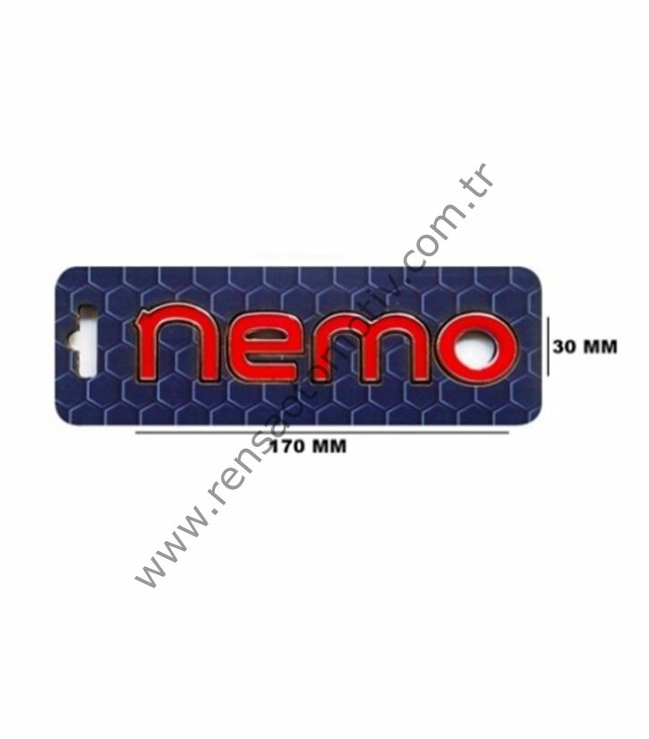 YAZI CITROEN NEMO (NİKEL-KIRMIZI)''NEMO'' YAZI