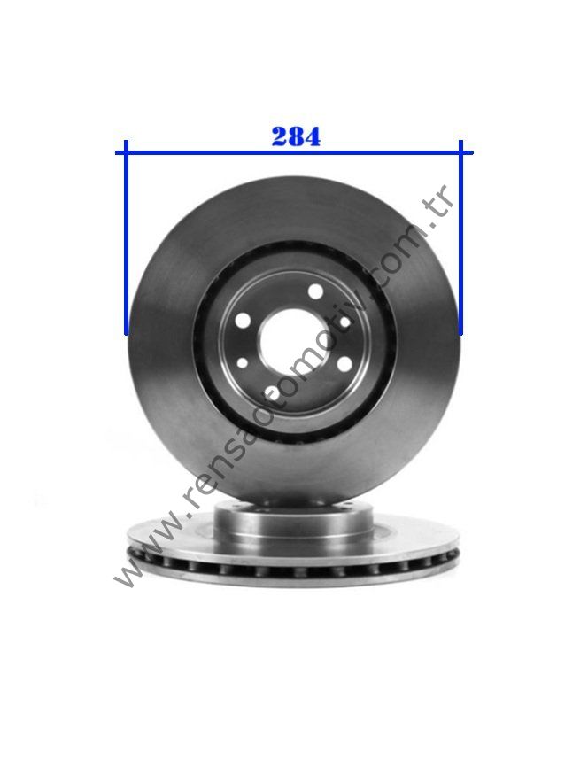FREN DİSKİ ÖN HAVALI 284.5mm DOBLO 1.6 06- LİNEA 1.6 07- İDEA 04- MAREA 99- STILO 05-