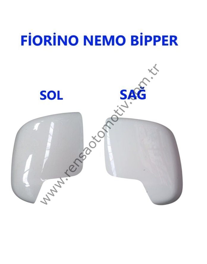 DİKİZ AYNA KAPAĞI SAĞ-SOL TAKIM BEYAZ RENK FİORİNO BİPPER NEMO 07-