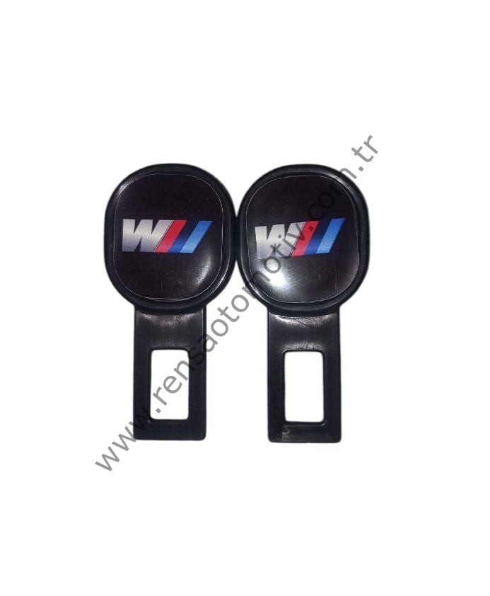 EMNİYET KEMER TOKASI 2 ADET TAKIM BMW RESİMLİ