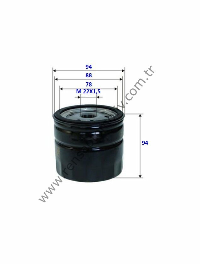 YAĞ FİLTRESİ FORD CONNECT 1.8TDCI 2002> TRANSİT 15 92-00  FOCUS 1.8TDCI 98-05