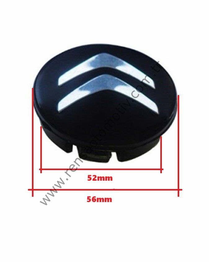 JANT GÖBEK ARMASI 56-52mm (SİYAH RENK) CITROEN