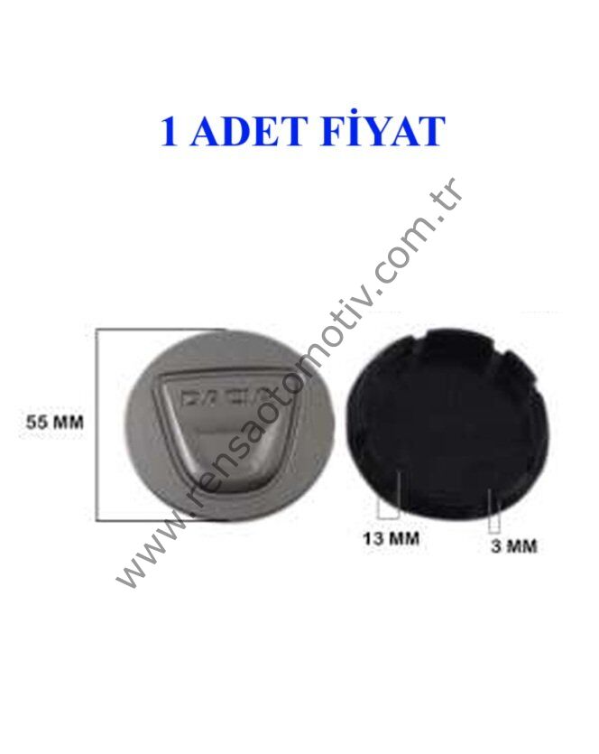 JANT GÖBEK ARMA (Q55) KOYU GRİ DACIA