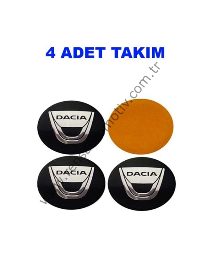 JANT GÖBEK ARMASI SİYAH YAPIŞMA OVAL 4 ADET TAKIM 56Q DACIA