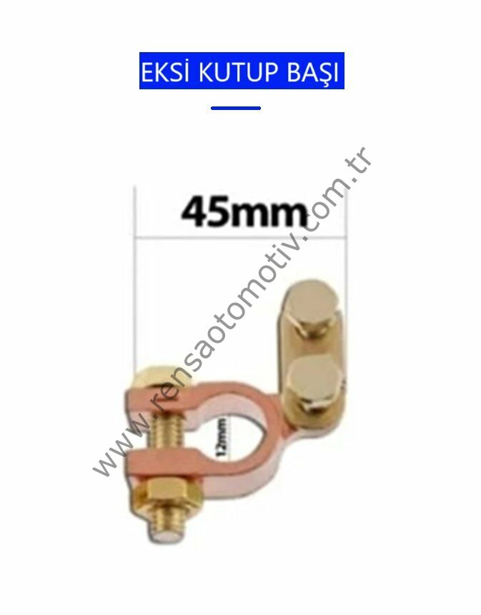 AKÜ KUTUP BAŞI EKSİ (-)