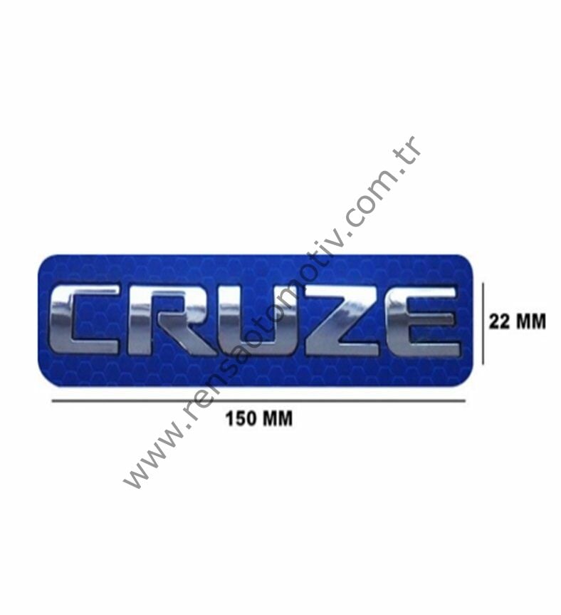 ARKA BAGAJ YAZI ''CRUZE'' BÜYÜK CHEVROLET CRUZE