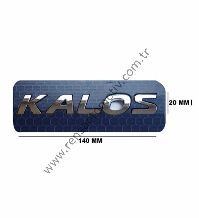 ARKA BAGAJ YAZI ''KALOS'' BÜYÜK CHEVROLET KALOS