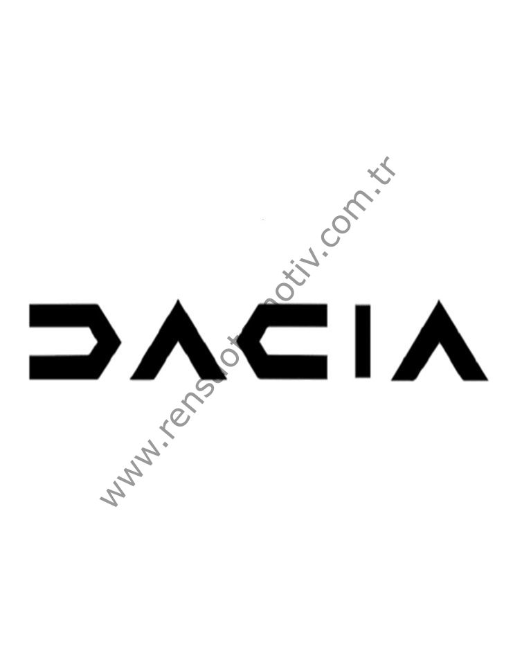 ARKA BAGAJ YAZI SİYAH RENK '' D A C I A '' DACIA YM