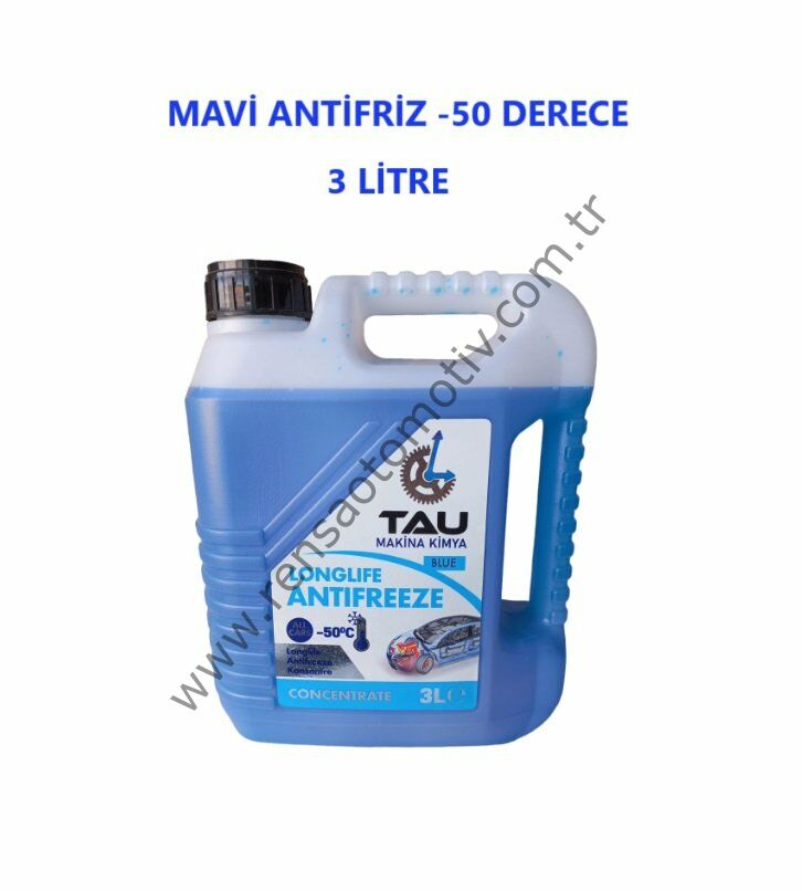 ANTİFRİZ MAVİ -50 3 litre DERECE (KOLİ 6 ADET)