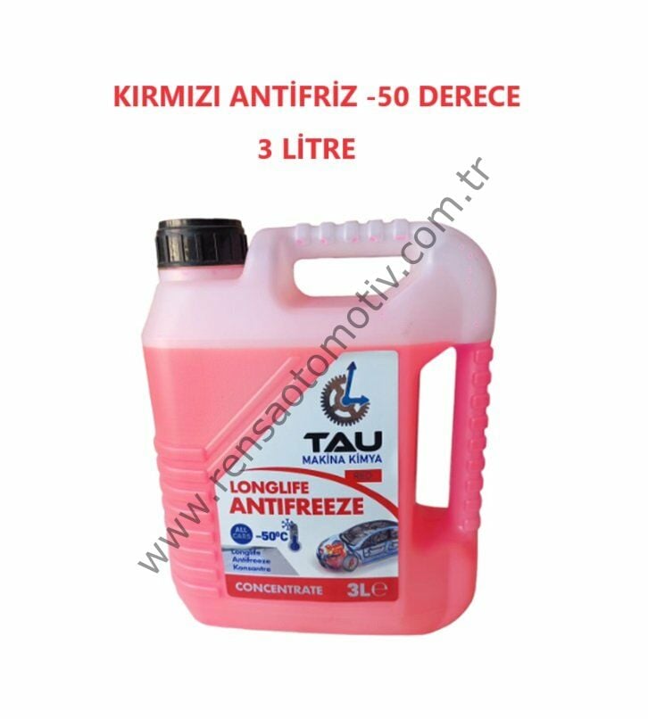 ANTİFRİZ KIRMIZI -50 DERECE 3 LİTRE (KOLİ 6 ADET)