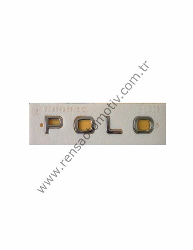 ARKA BAGAJ YAZI ''POLO'' VOLKSWAGEN POLO YM
