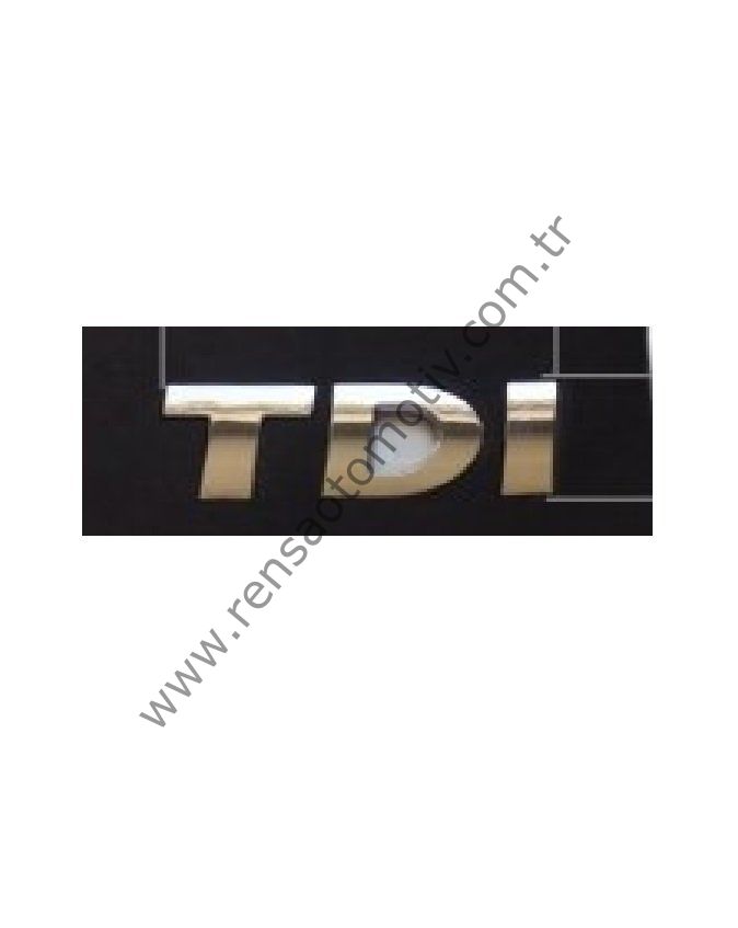 ARKA BAGAJ YAZI ''TDI'' 2cm-6.5cm VW GOLF JETTA SKODA FABIA
