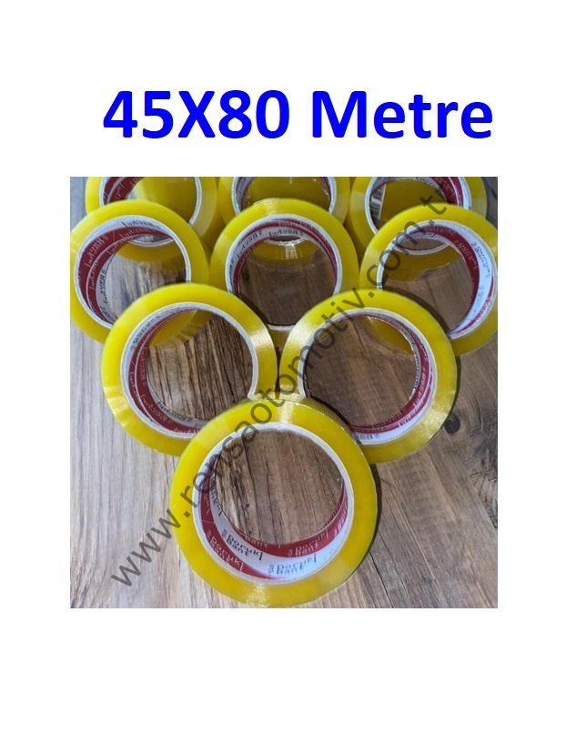 AKRİLİK KOLİ BANT GOLD 45X80 MT. (KOLİ 6 ADET)