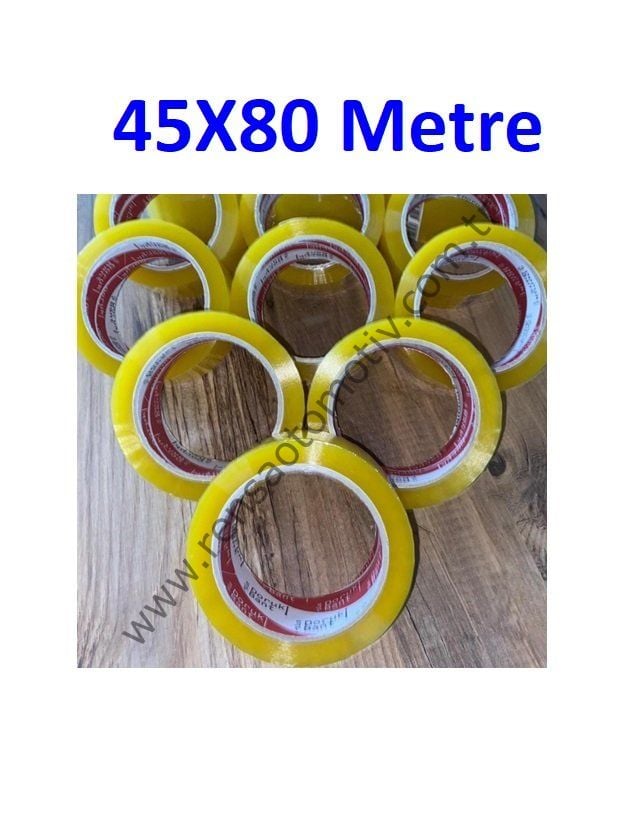 AKRİLİK KOLİ BANT GOLD 45X80 MT. (KOLİ 6 ADET)