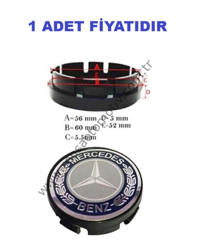 JANT GÖBEK ARMA 60-56 MAVİ MERCEDES