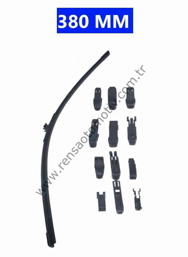 SİLECEK SÜPÜRGESİ MUZ TİPİ 12 APARATLI 380 MM 15