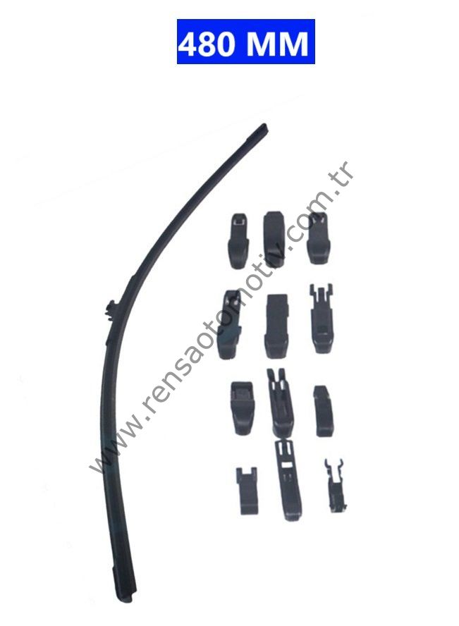 SİLECEK SÜPÜRGESİ MUZ TİPİ 12 APARATLI 480 MM 19