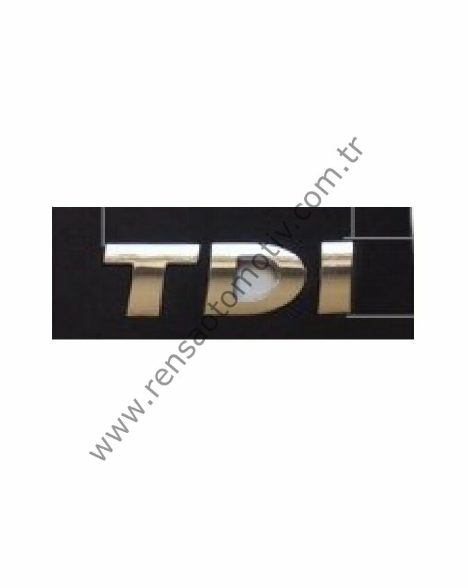 ARKA BAGAJ YAZI ''TDI'' 2.5cm-7.5cm VW GOLF JETTA SKODA FABIA