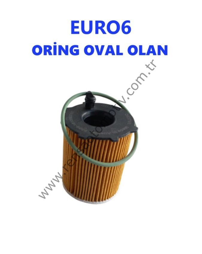 YAĞ FİLTRESİ EURO6 ORİNG OVAL 206 207 208 307 301 508 PARTNER TEPEE C3 C4 C-ELYSEE DS3 DS4 DS5