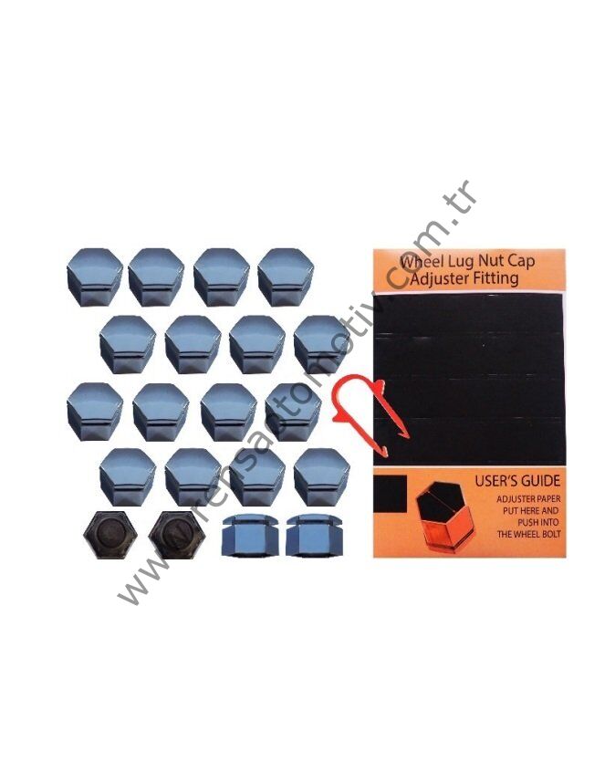 BİJON KAPAĞI KROM RENK Q22mm 20 ADET TAKIM