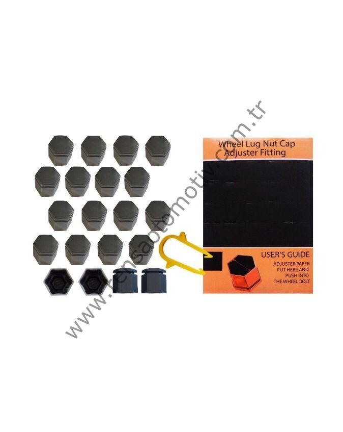 BİJON KAPAĞI GRİ RENK Q22mm 20 ADET TAKIM
