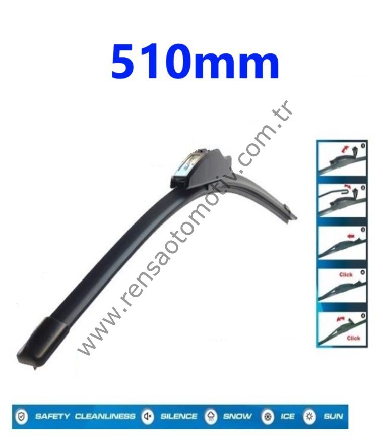 SİLECEK SÜPÜRGESİ MUZ TİPİ ÜNİVERSAL TEK TİP 510 MM 20''