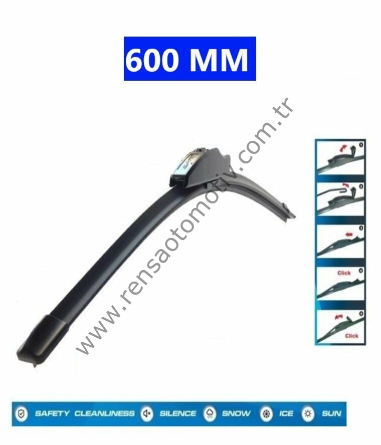SİLECEK SÜPÜRGESİ MUZ TİPİ ÜNİVERSAL TEK TİP 600 MM 24''