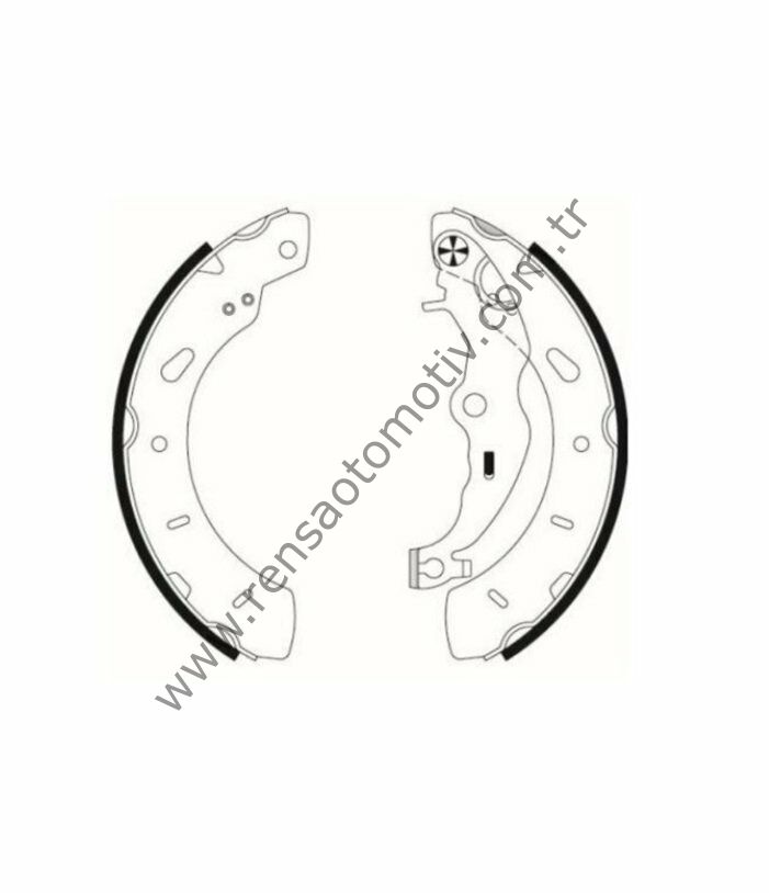 ARKA PABUÇ BALATA TAKIM FORD TRANSİT COURIER 14- FOCUS III B-MAX 12-