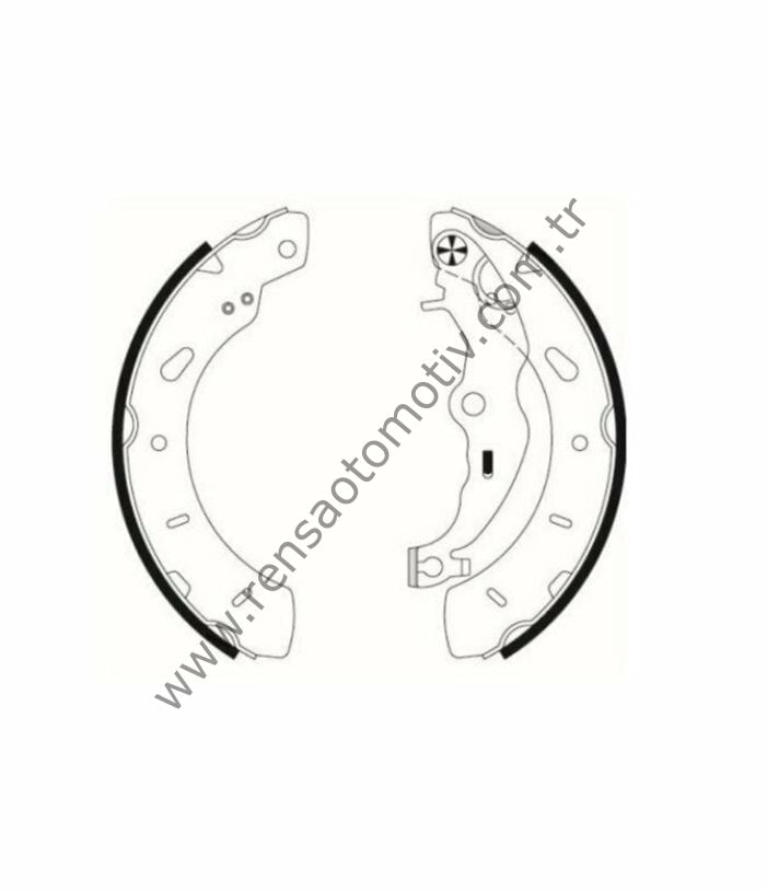 ARKA PABUÇ BALATA TAKIM FORD TRANSİT COURIER 14- FOCUS III B-MAX 12-