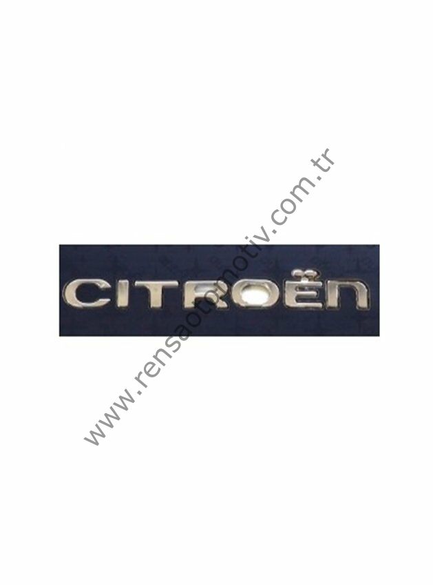 ARKA BAGAJ YAZI CITROEN BÜYÜK NİKEL (2NO) C3 C4 ''CITROEN''