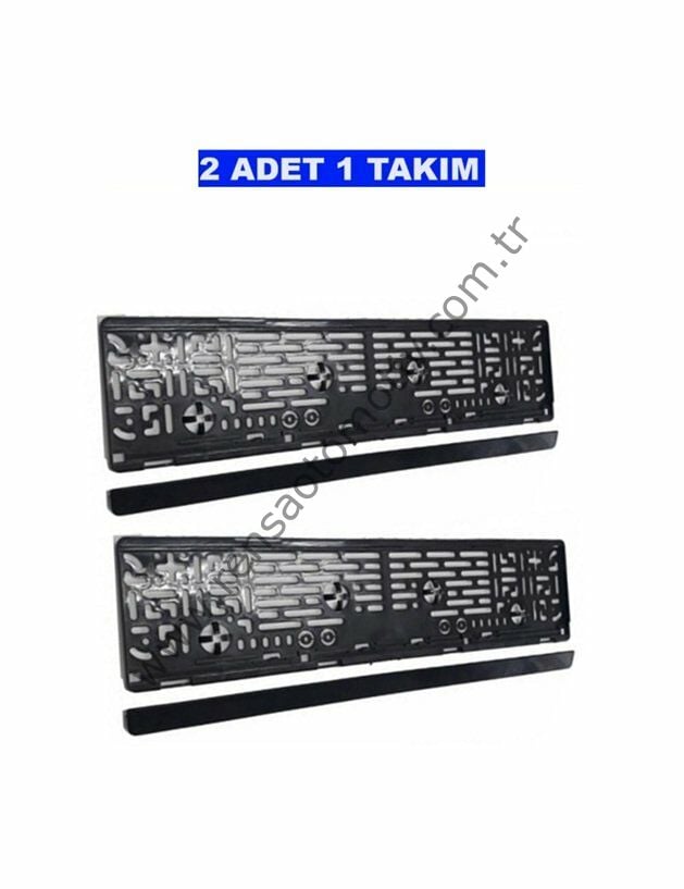 PLAKA ALTI ÇITALI DİKDÖRTGEN PLASTİK TAKIM