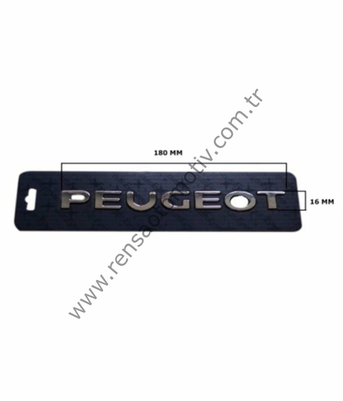ARKA BAGAJ YAZI PEUGEOT 308 ''PEUGEOT''