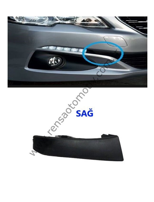ÖN TAMPON PANJUR CITASI LED YAN PARÇA SAĞ PEUGEOT 301 2017-