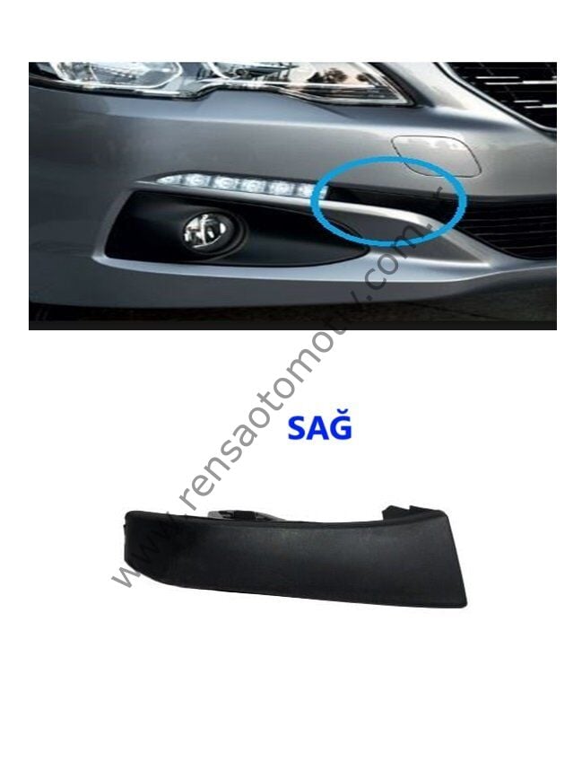 ÖN TAMPON PANJUR CITASI LED YAN PARÇA SAĞ PEUGEOT 301 2017-