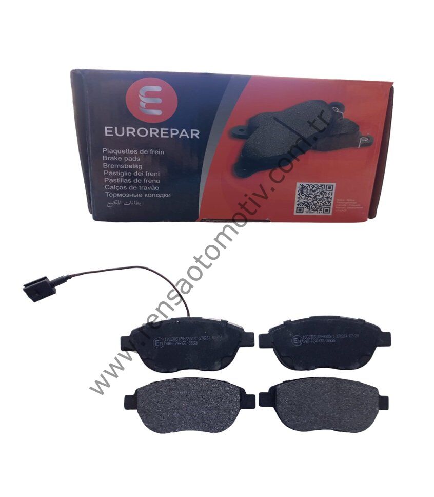 FREN BALATA ÖN KABLOLU BÜYÜK TİP 307 207 C4 XSARA II DOBLO 07- PUNTO 05- LINEA 07- CORSA D