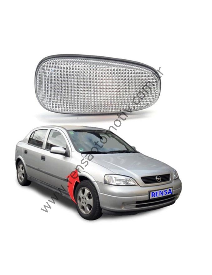 ÇAMURLUK SİNYALİ BEYAZ OPEL ASTRA G 98-05 ZAFIRA 99-04