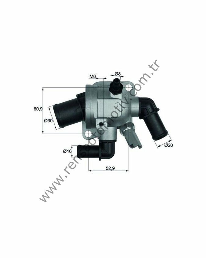 TERMOSTAT MÜŞÜRLÜ 88C EURO4 DOBLO 1.3 JTD 01- LINEA FİORİNO 1.3 MJT 07- CORSA D ASTRA H 04- 1.3CDTI