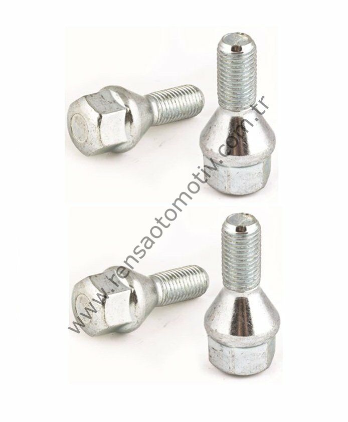 4 ADET BİJON CİVATASI ÇİNKO (AA.19 M12X1.5 B-22 L-22 H-51 Dc-24) RENAULT R9 R11