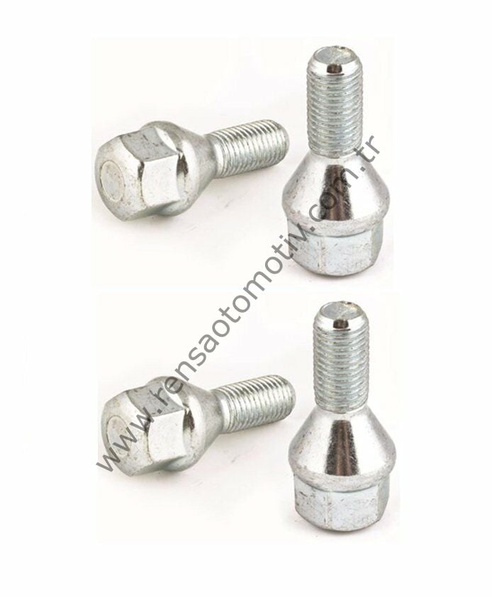 4 ADET BİJON CİVATASI ÇİNKO (AA.19 M12X1.5 B-22 L-22 H-51 Dc-24) RENAULT R9 R11