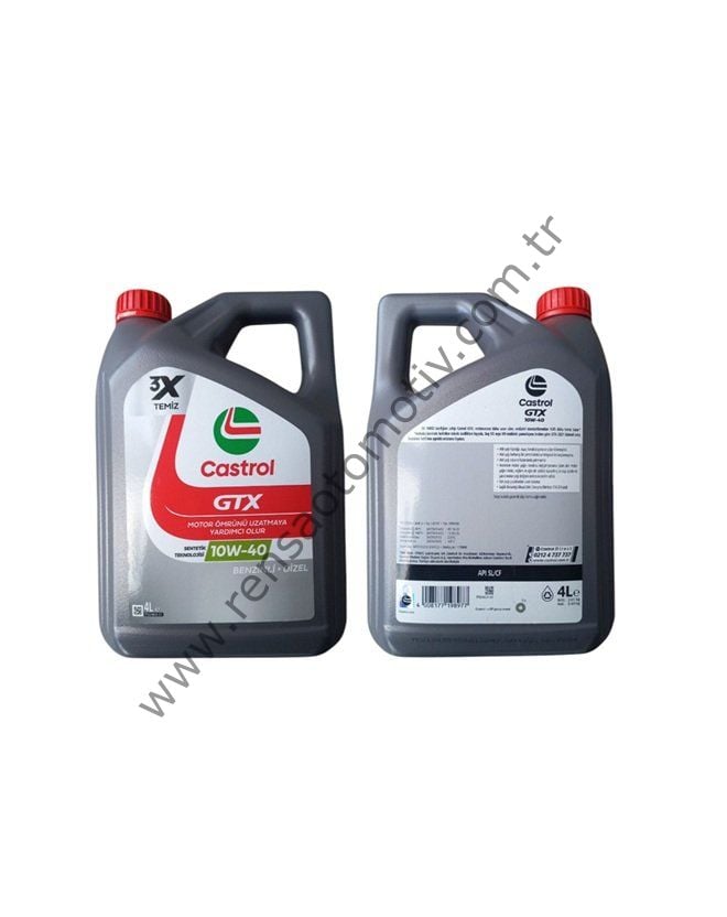 MOTOR YAĞI GTX 10W40 4 LİTRE ACEA A3/B4 API SN