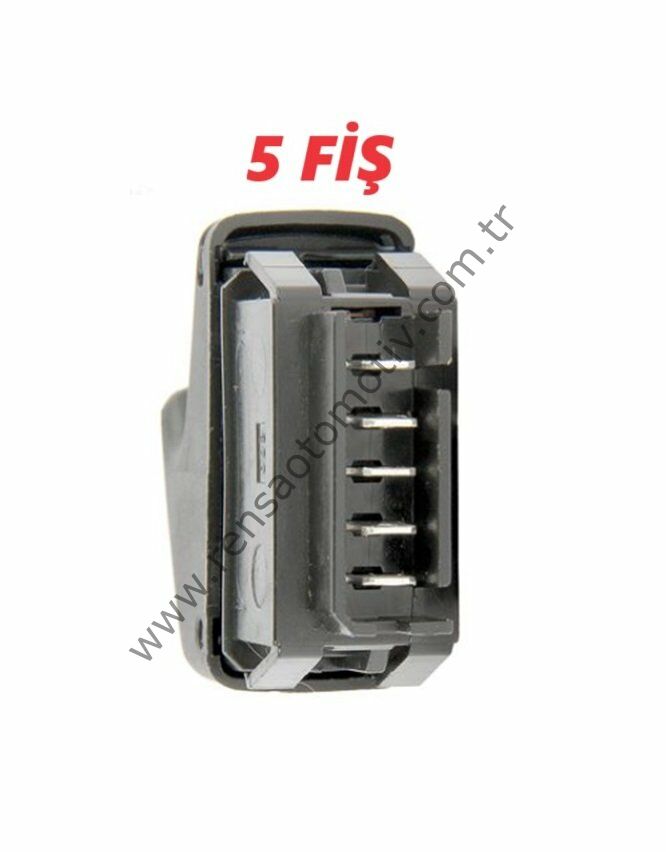 CAM AÇMA ANAHTARI SAĞ 5 FİŞ TEKLİ RENAULT MEGANEI CLIO II 98-05