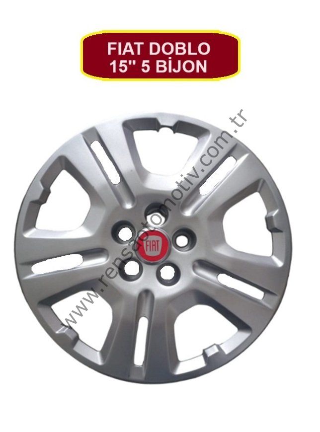JANT KAPAK 15'' inç 5 BİJON TAKIM (4 ADET) FIAT DOBLO