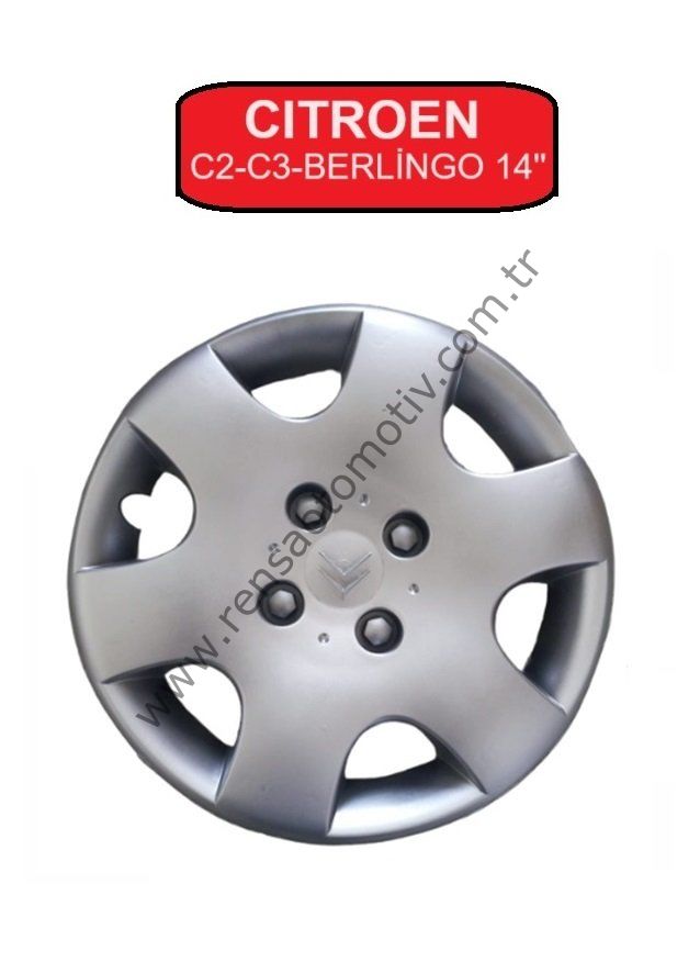 JANT KAPAK 14'' inç TAKIM (4 ADET) CITROEN C2 C3 BERLİNGO