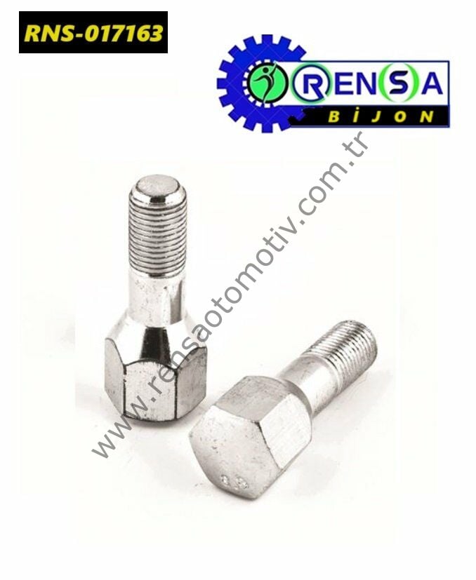 BİJON CİVATASI KISA BEYAZ KAPLI (AA19 M12X1.25 B-18 L-29 H-53) TOFAŞ FIAT