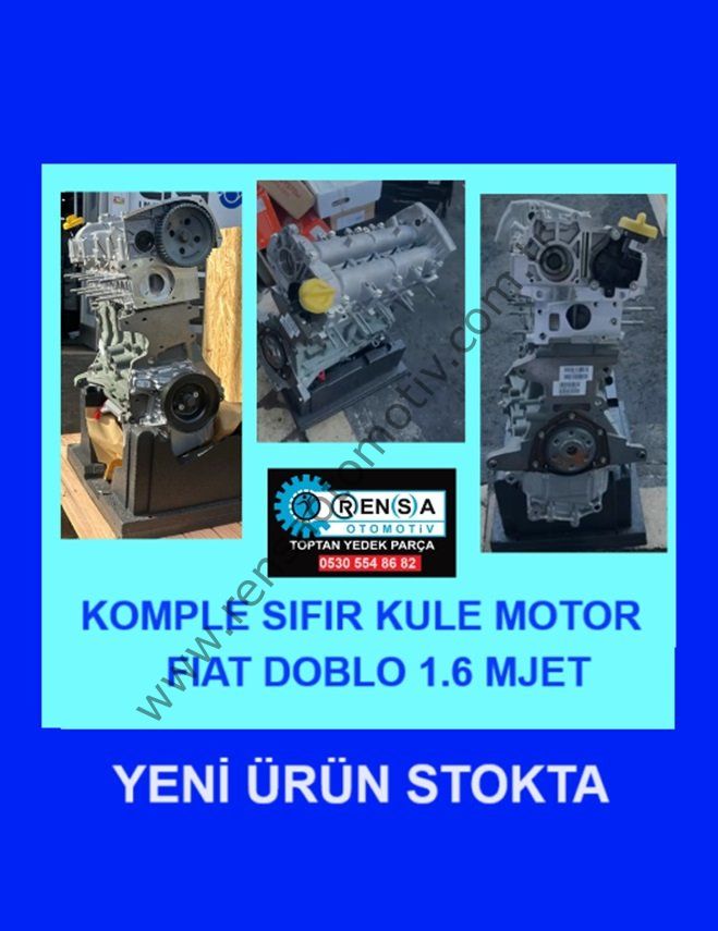 YARIM MOTOR FIAT DOBLO 1.6 MJET